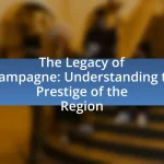 The Legacy of Champagne: Understanding the Prestige of the Region